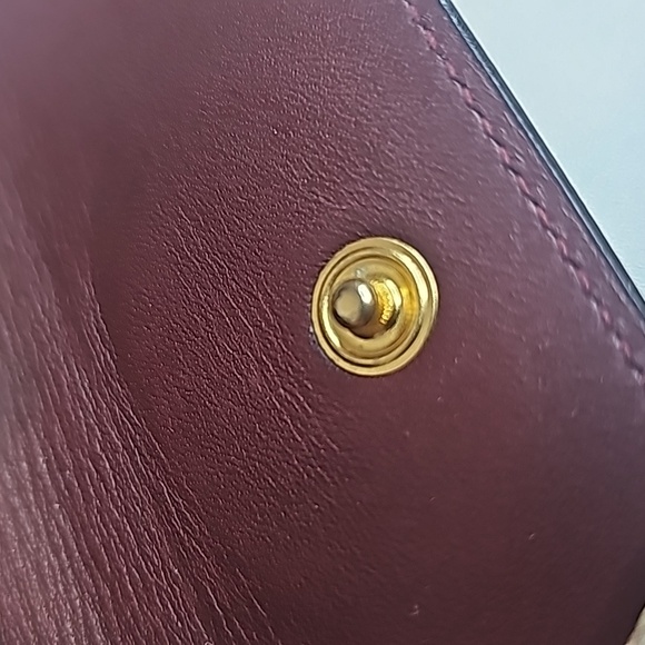 Cartier 4 keyholder burgundy/unisex goldtone hardware - Picture 8 of 15